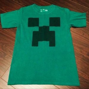 ThinkGeek Minecraft Creeper Men’s Small T-Shirt